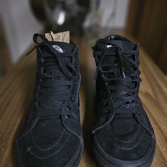 Vans Black High-Top Men's Sneakers - Picture 4 of 16